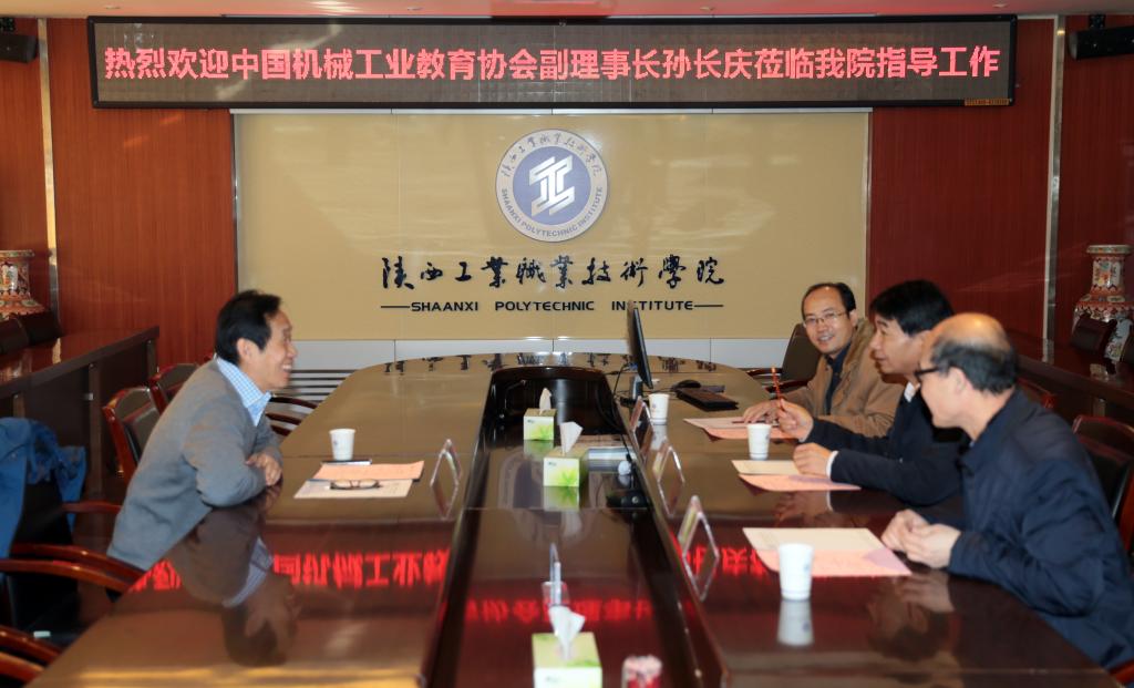 崔岩、王晓江与孙长庆副理事长座谈