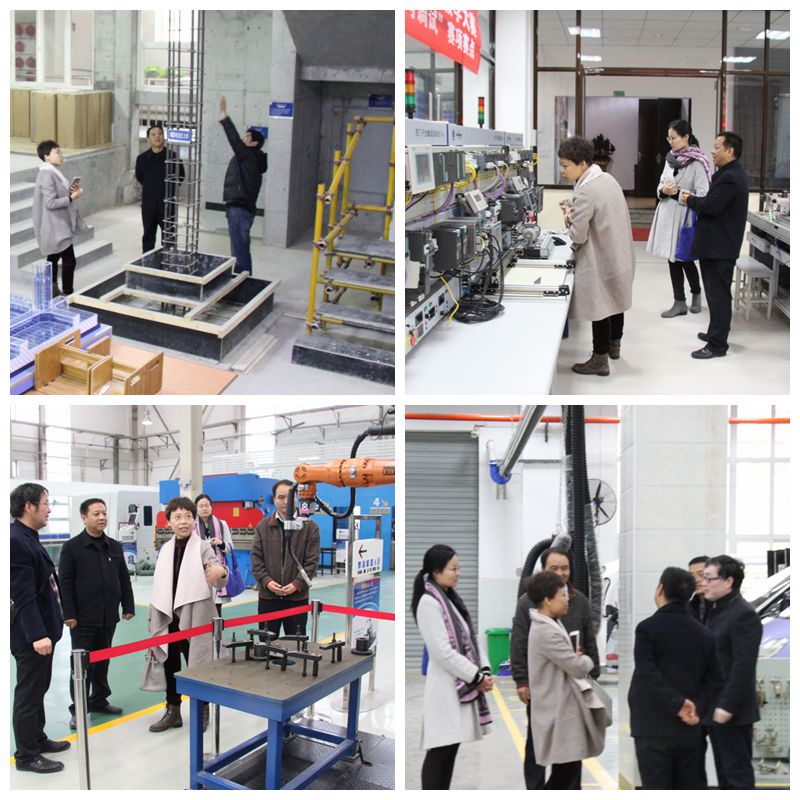 施耐德电气(中国)有限公司公共事务总监许屾一行参观实训基地