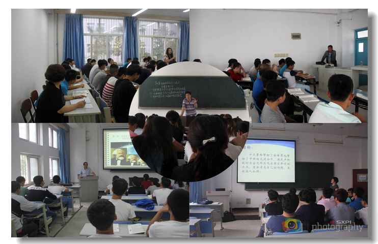 承担首日教学任务的思政课专兼职教师昂扬开讲