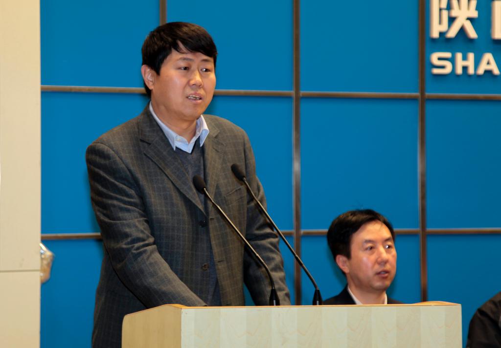 省教育厅高等教育处处长范永斌讲话