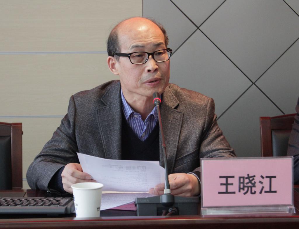 集团秘书长、副院长王晓江主持会议