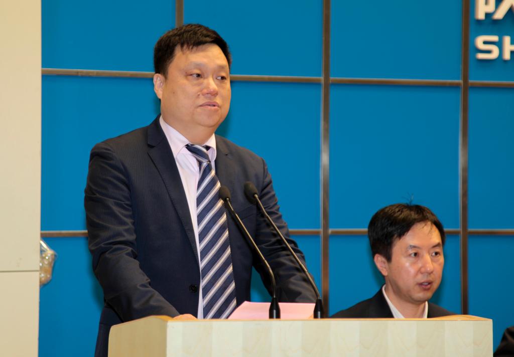 浙江亚龙教育装备股份有限公司总经理陈传周致辞